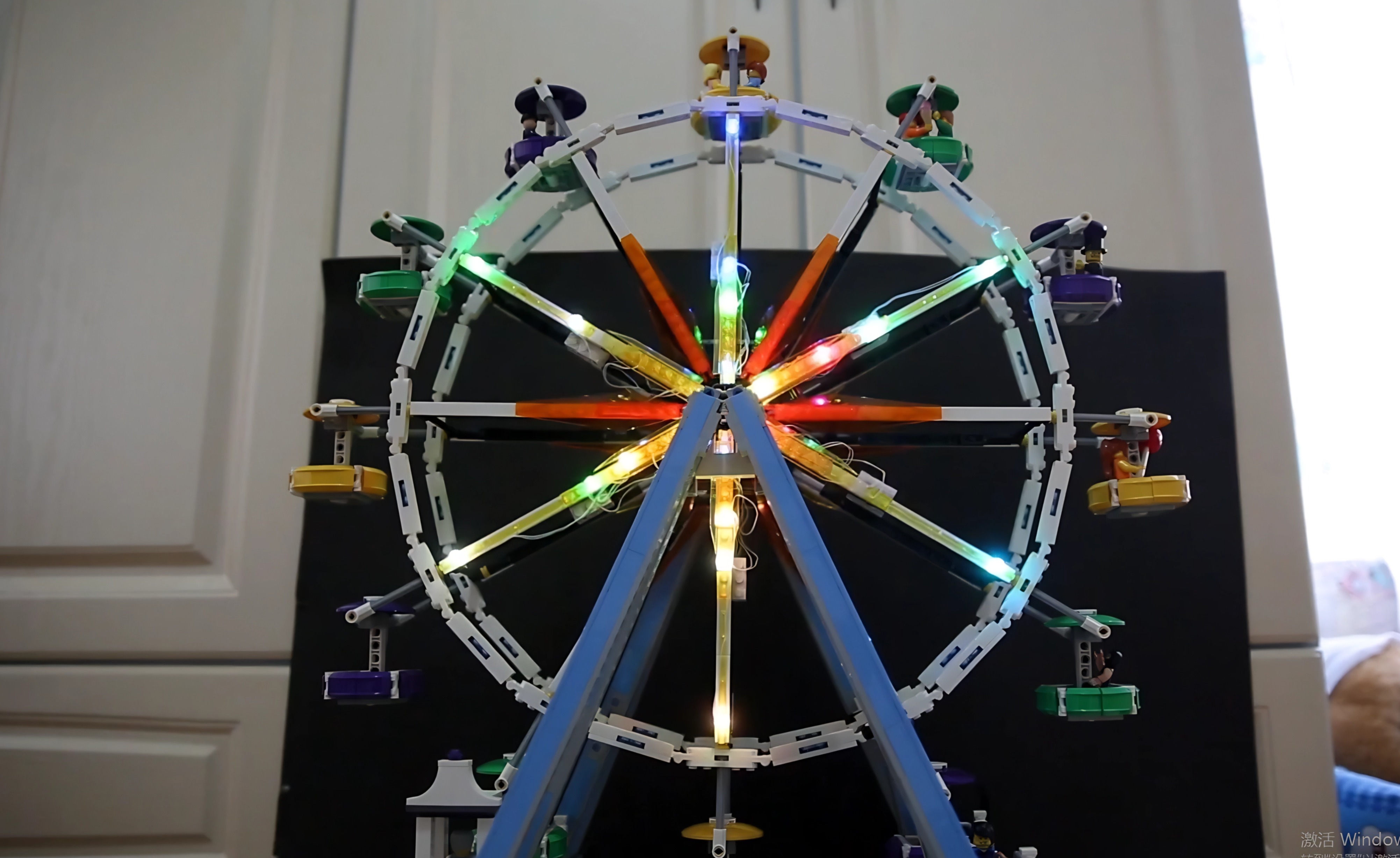 liteupblock LEGO LED blocks 10247 Creator Ferris Wheel Review