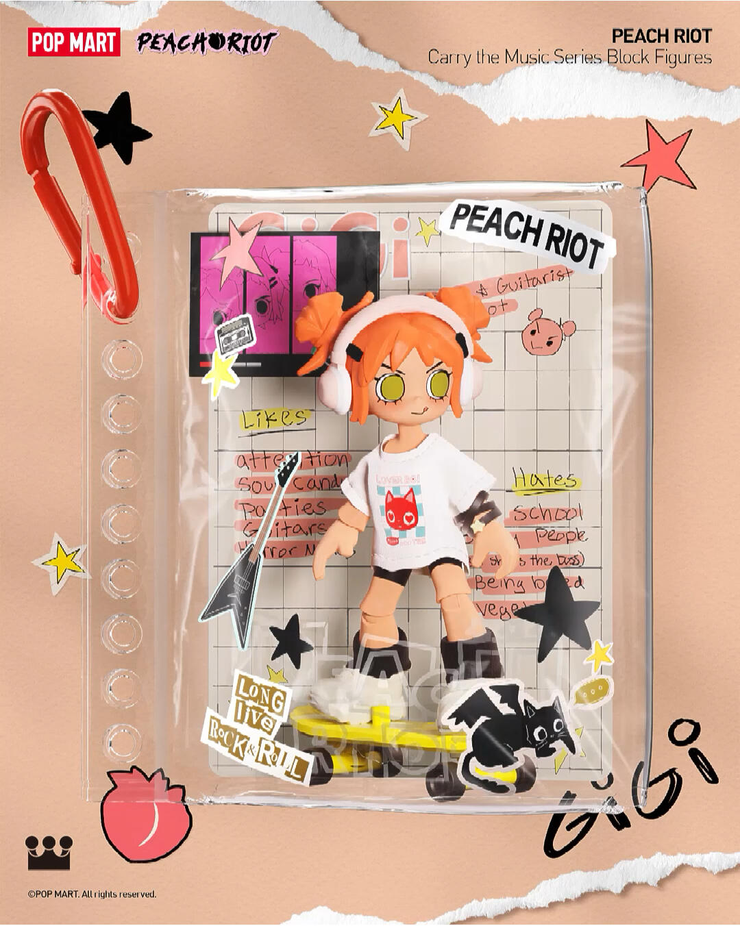 Peach Riot Carry the Music Series Block Pendant Early drop at Comic Con