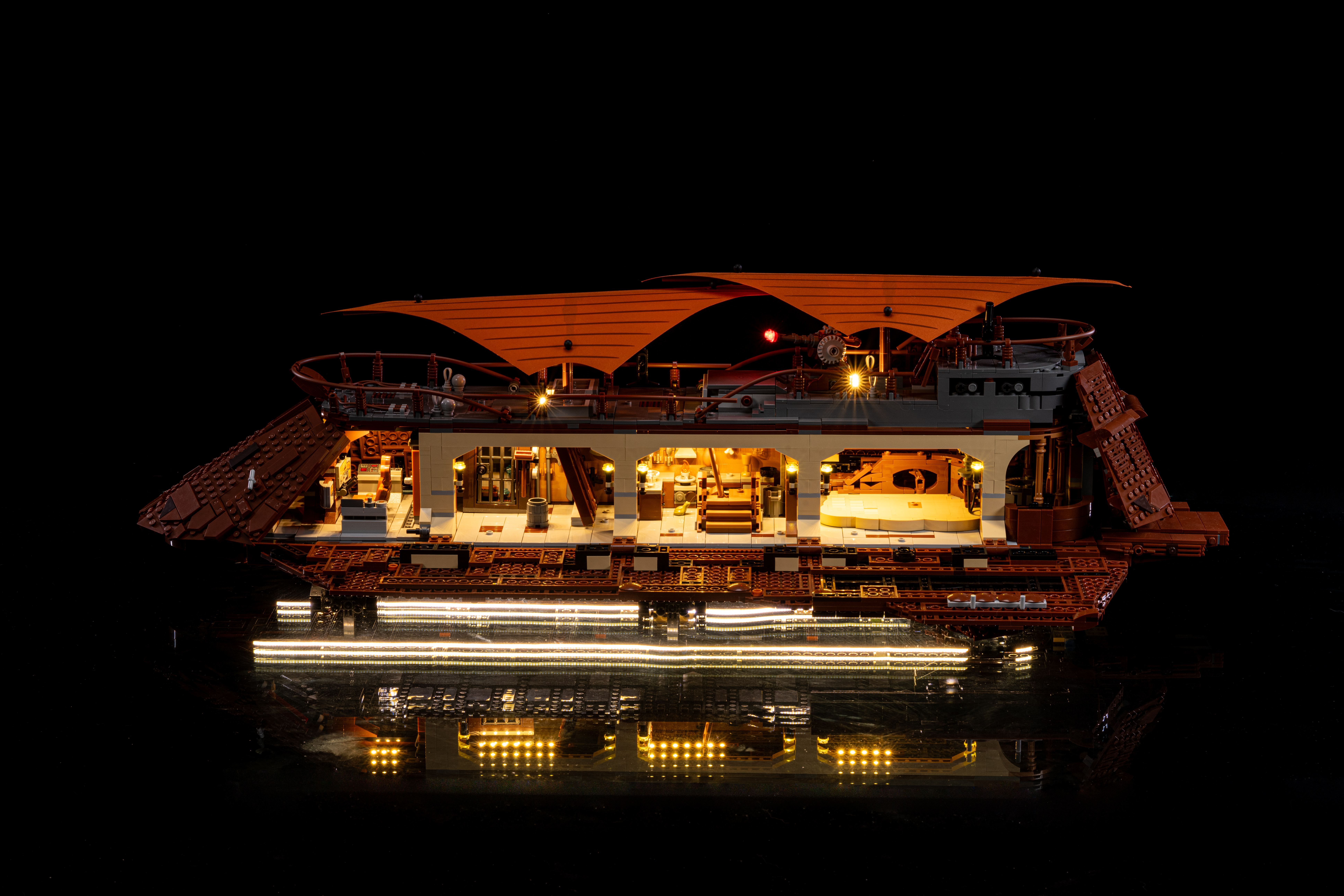 Lighting kits for Jabba's Sail Barge