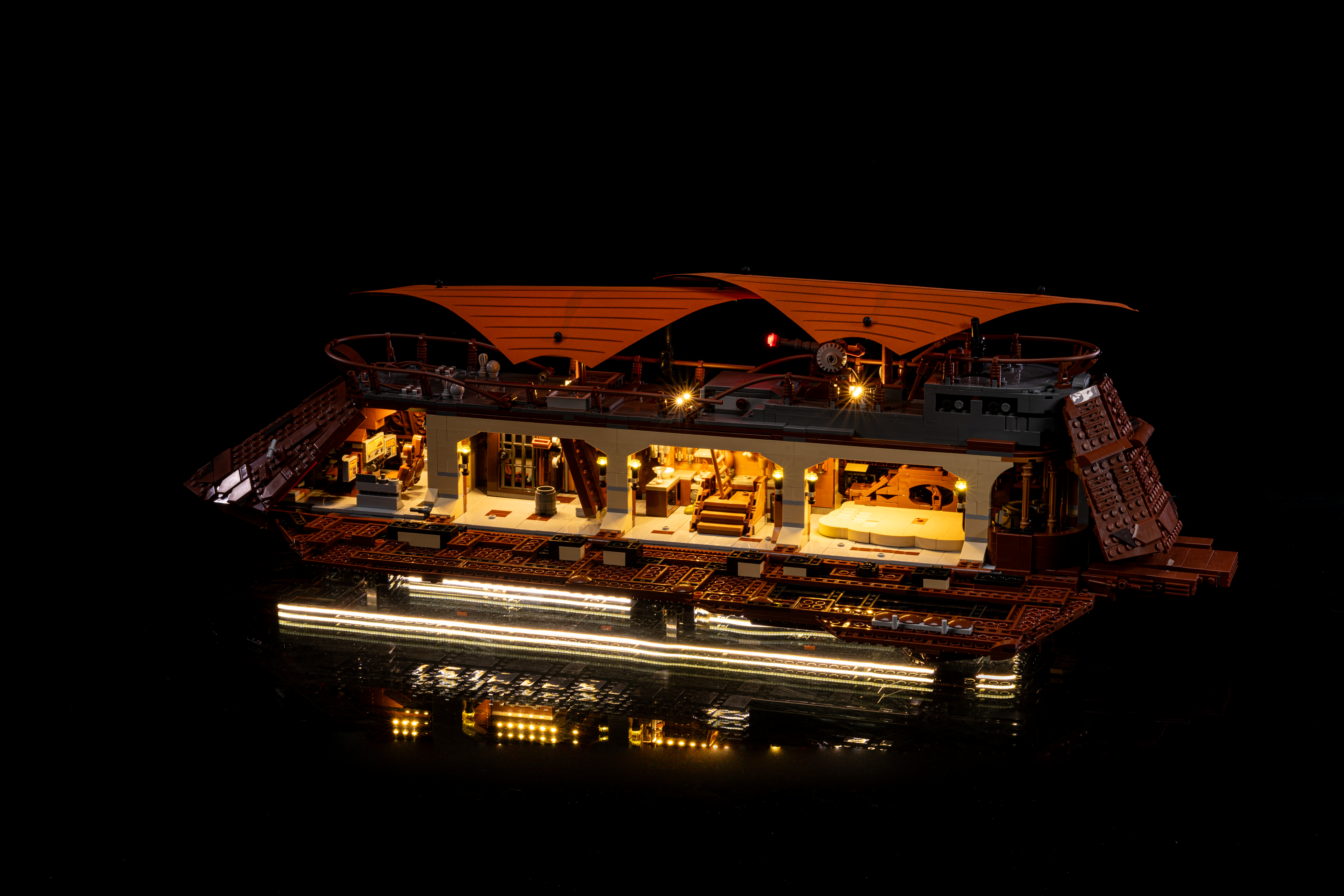 Lighting kits for Jabba's Sail Barge