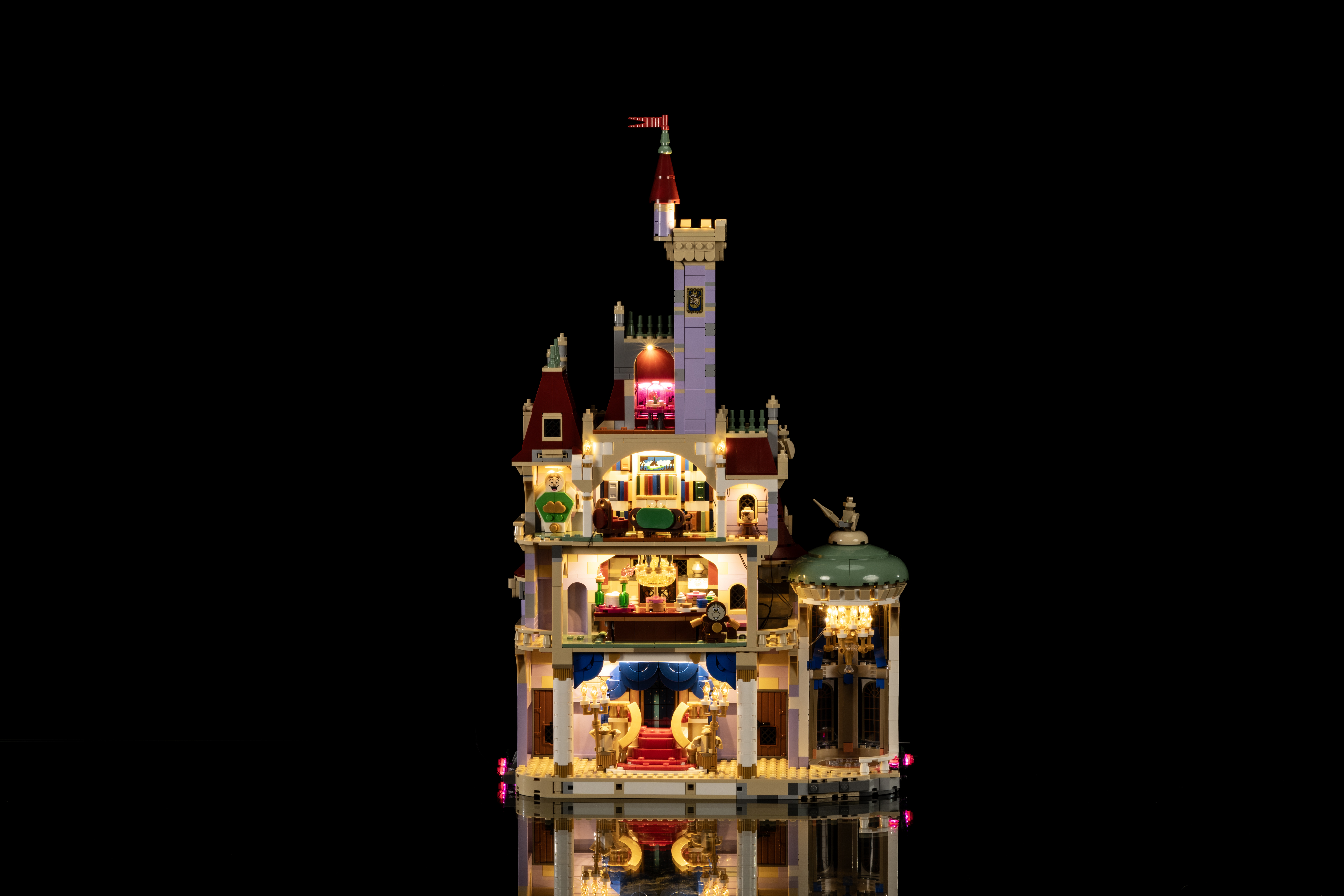 LED Lighting Kit for LEGO Beauty and the Beast Castle