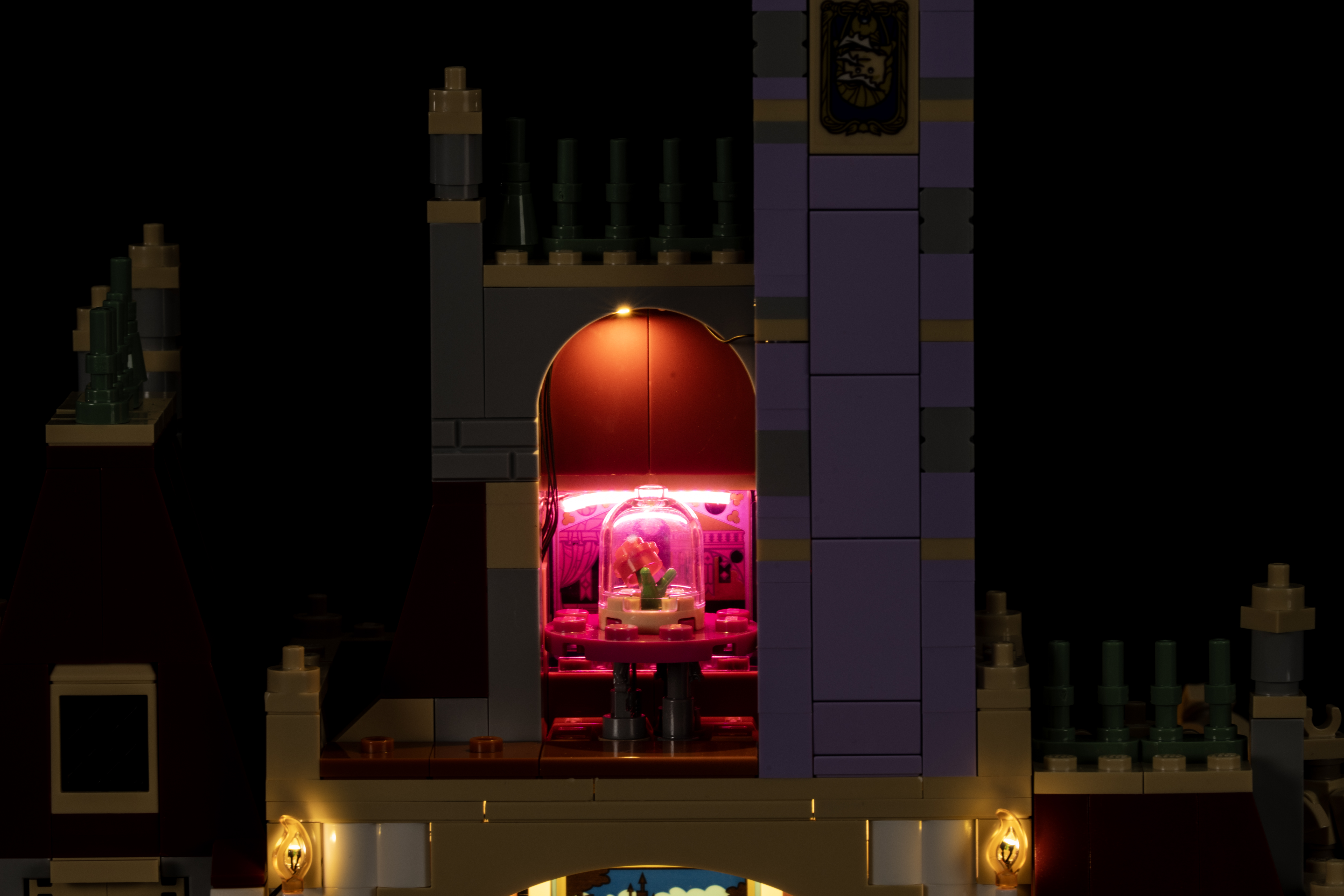 LED Lighting Kit for LEGO Beauty and the Beast Castle