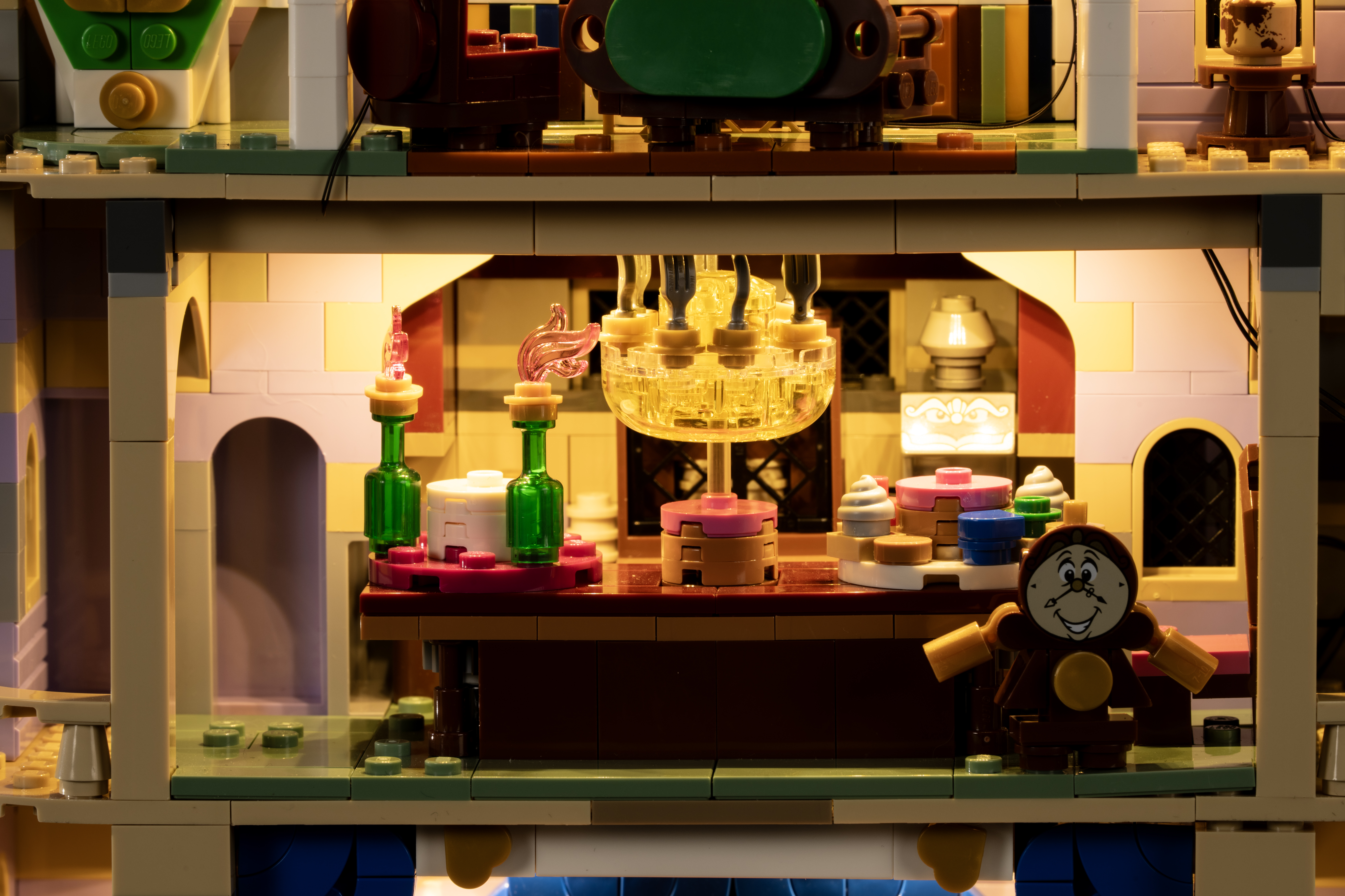 LED Lighting Kit for LEGO Beauty and the Beast Castle