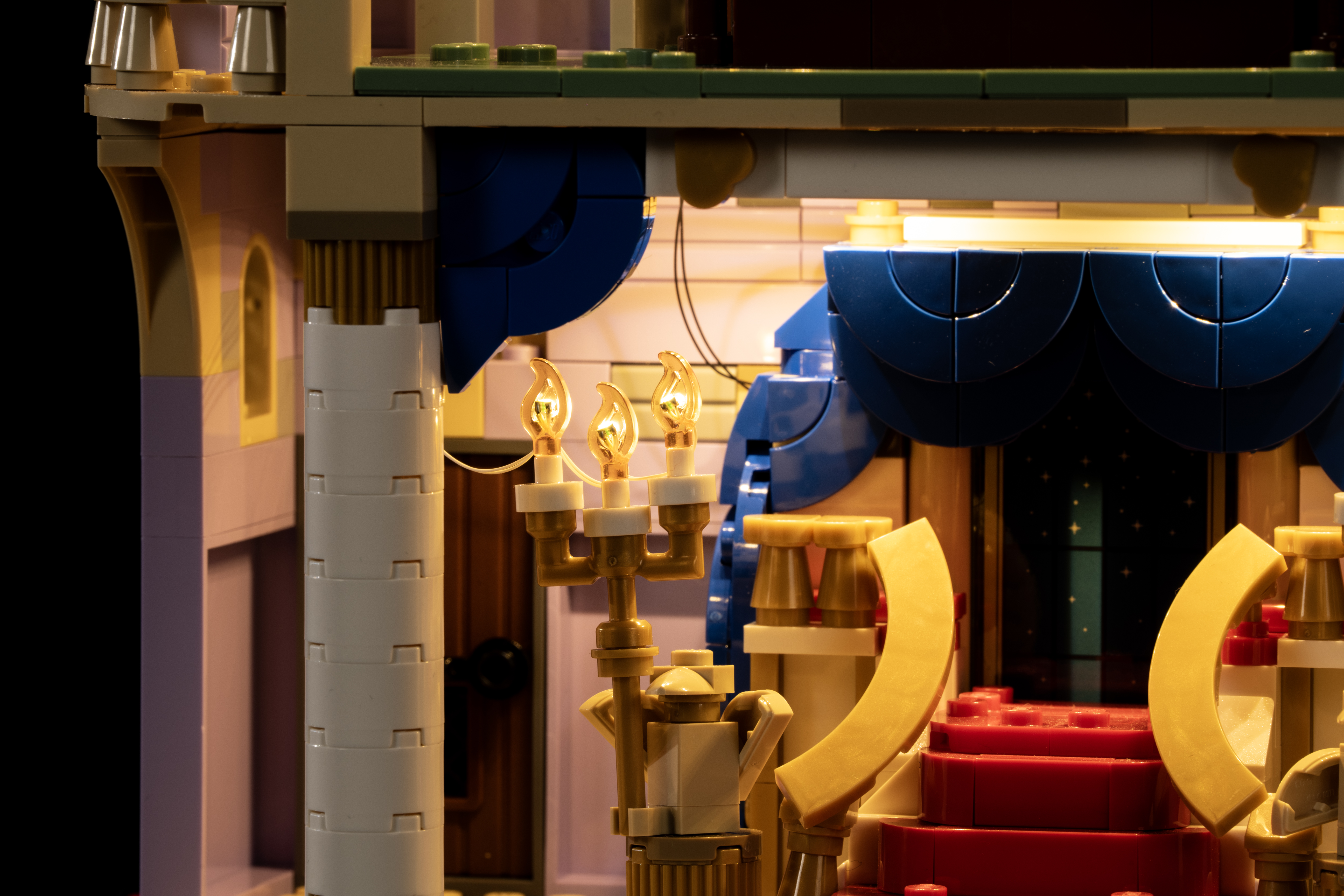 LED Lighting Kit for LEGO Beauty and the Beast Castle