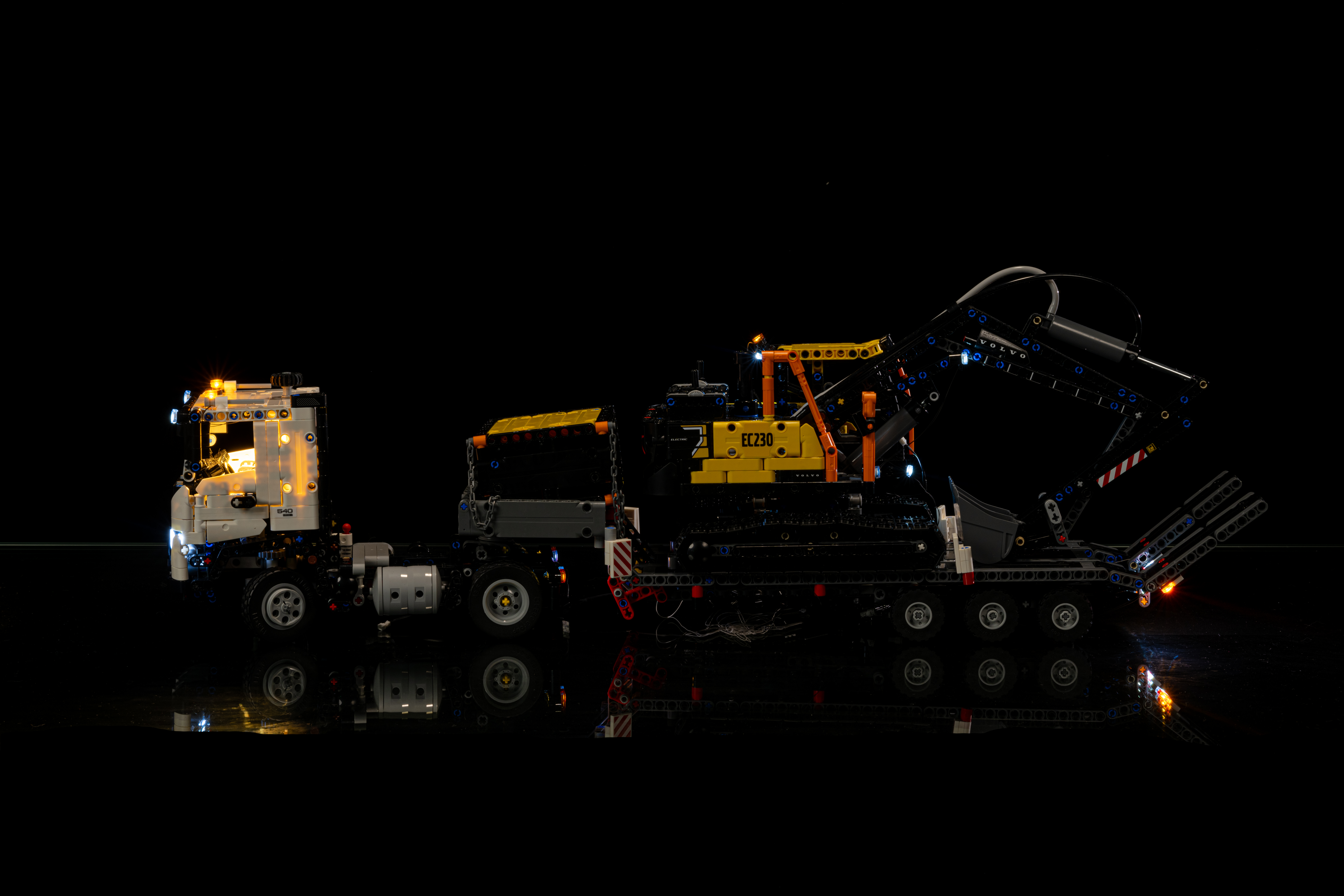Lighting kits for Volvo FMX Truck & EC230 Electric Excavator