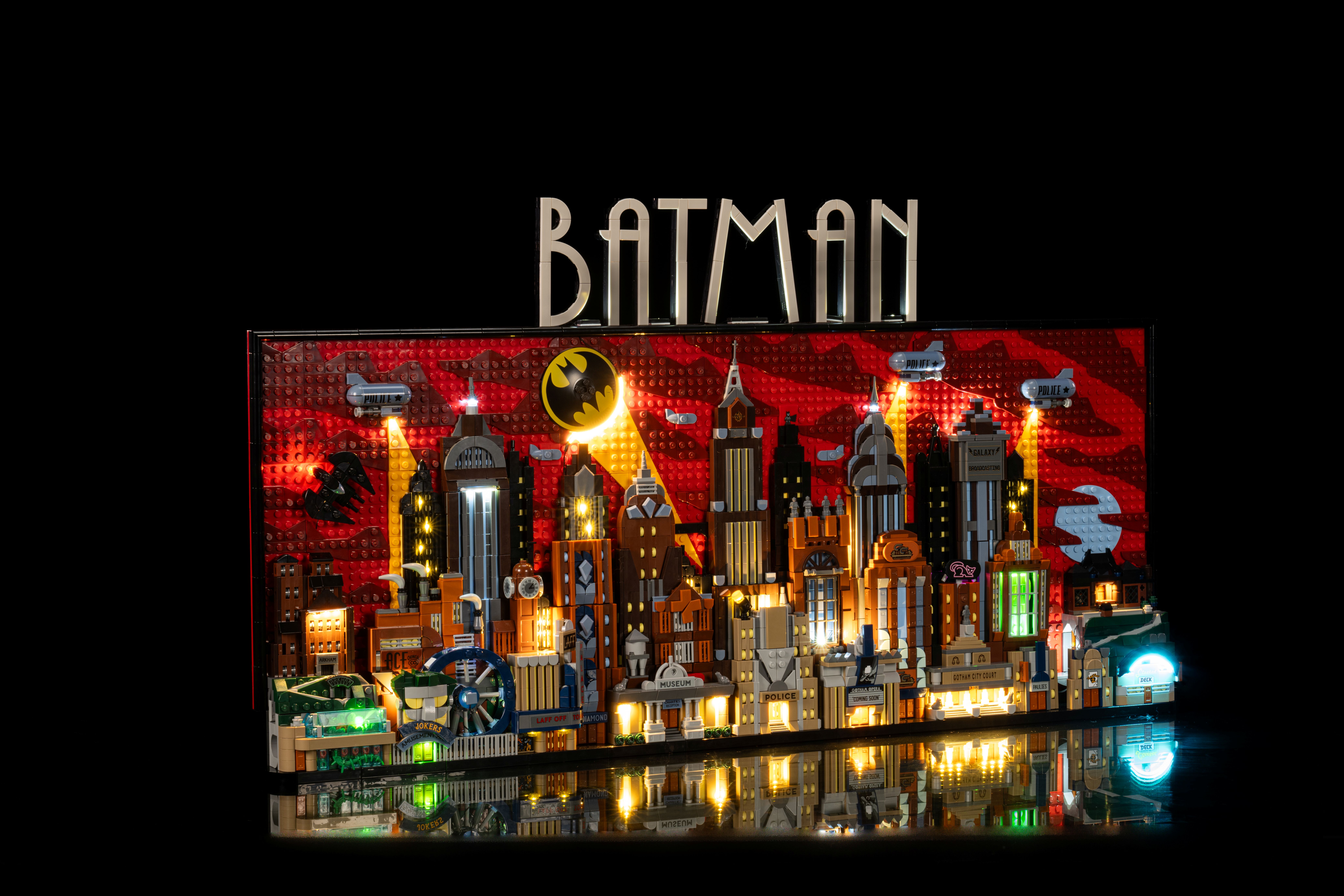 Lighting kits for Batman: The Animated Series Gotham City