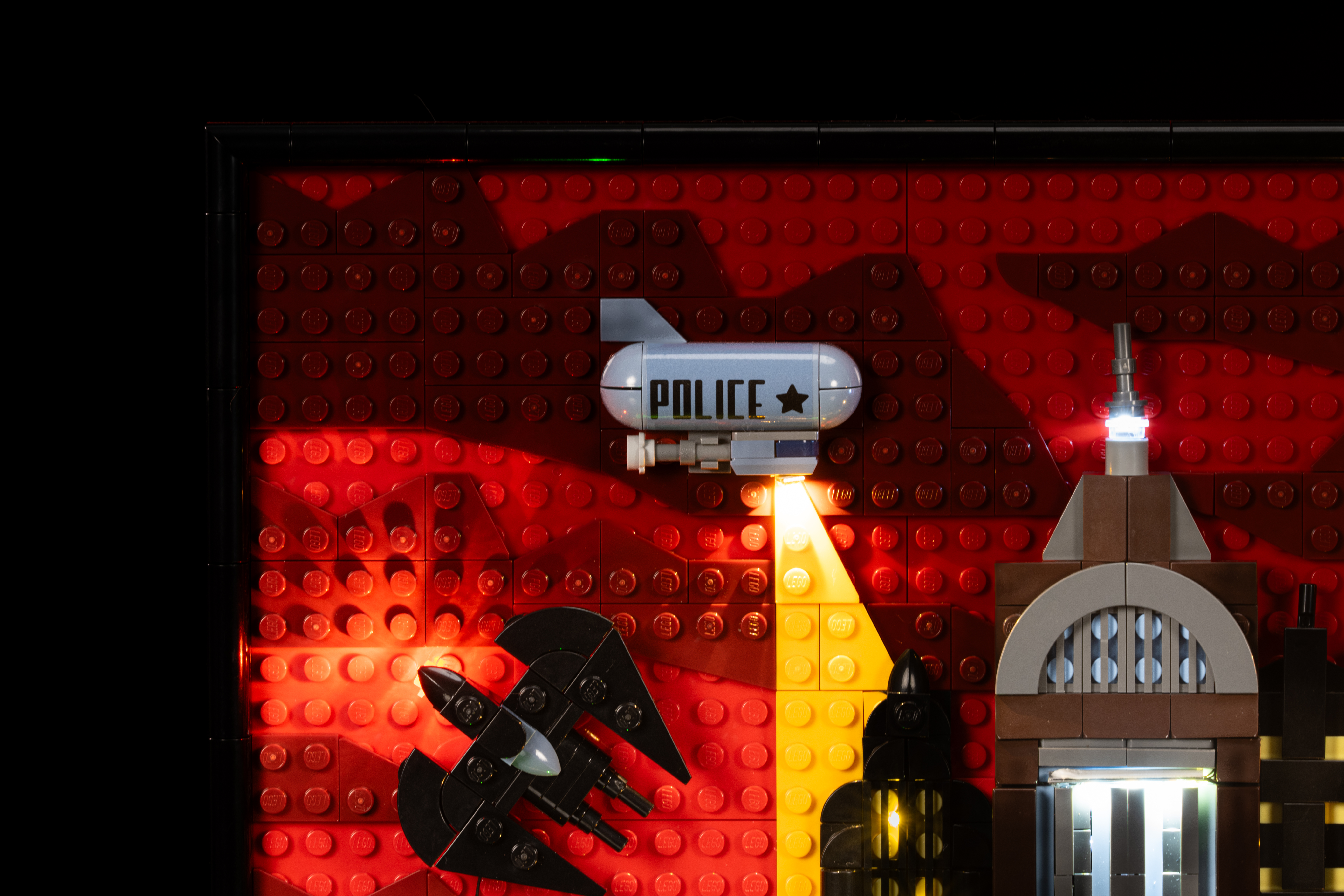 Lighting kits for Batman: The Animated Series Gotham City