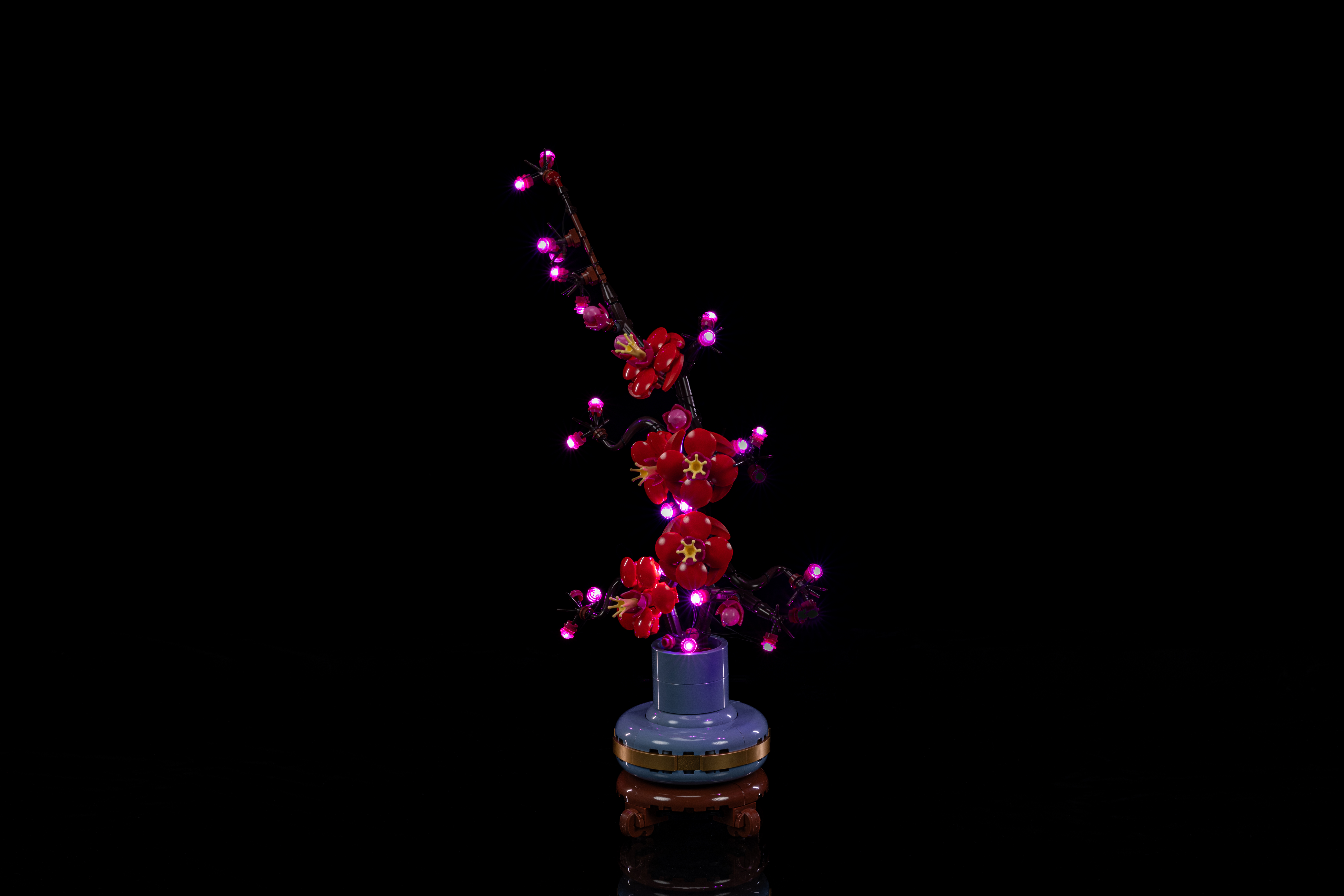 乐高10369傲骨梅适配灯光组件