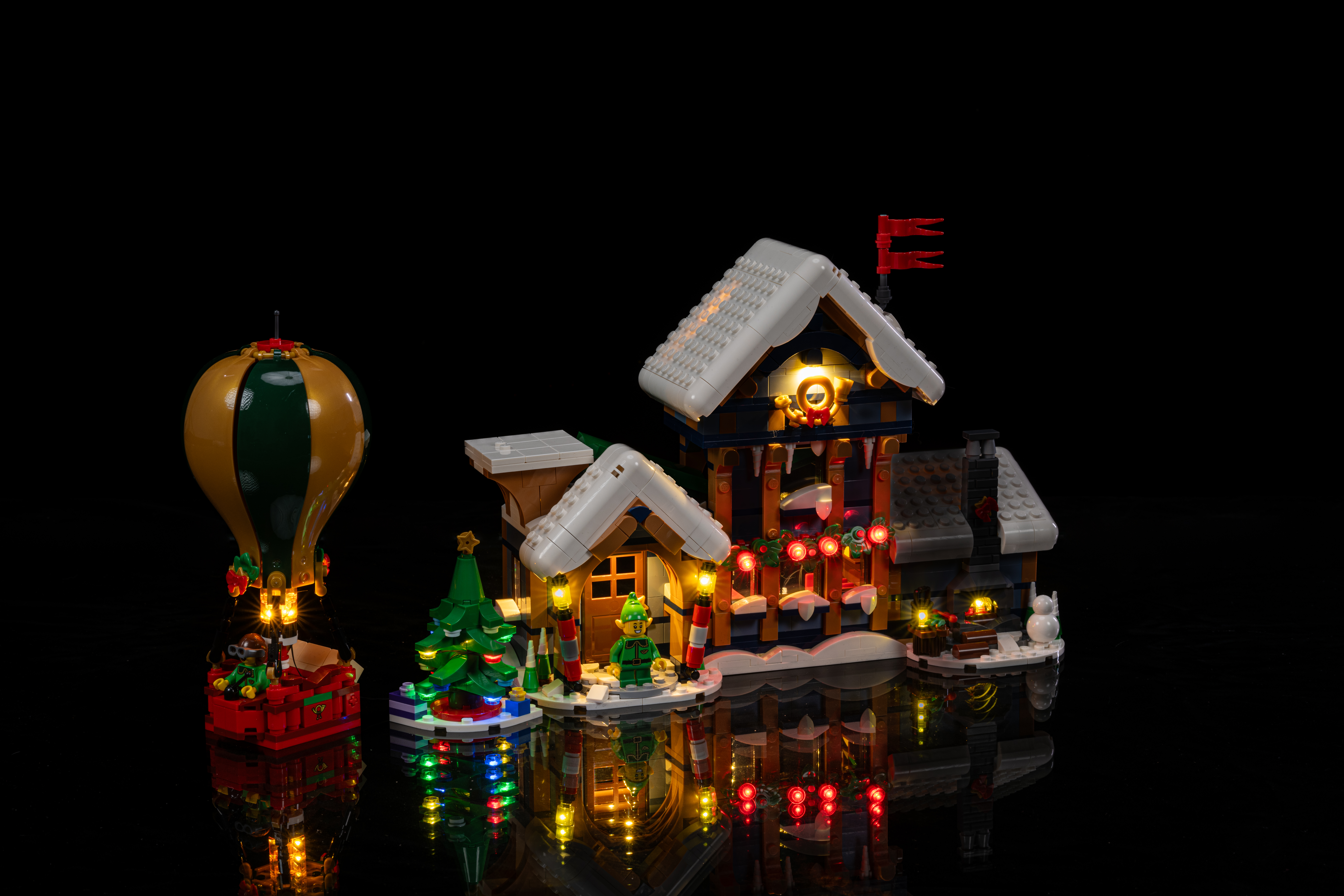 Lighting kits for Santa's Post Office